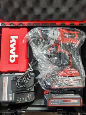 Шуруповерт акумуляторний Einhell TE-CD 18/2 Li+39 (2x2,5 Ah) 4514219A2.5