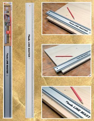 Линейка алюминиевая прецизионная 800 мм kwb Line MASTER (784208)