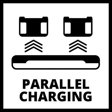 Акумулятор 2 шт 4,0 Аh 18V Li-Ion Einhell X-Change+зарядний X-Twincharger Kit 3 А (4512112)