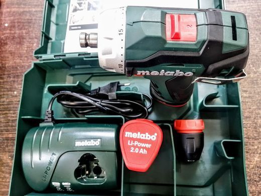 Дрель-шуруповерт аккумуляторный Metabo PowerMaxx BS BL Q (601749500)