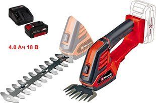 Ножиці кущоріз акумуляторний Einhell GE-CG 18/100 Li Kit 4,0 (3410313A4.0)