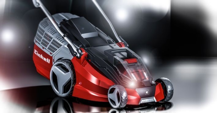 Газонокосарка акумуляторна безщіткова Einhell GE-CM 43 Li M Kit (3413130)