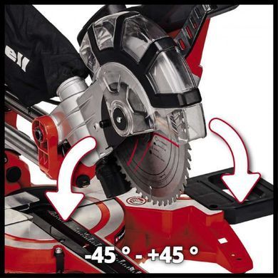 Пила торцювальна Einhell TC-SM 2131/1 Dual New c протяжкою (4300390)
