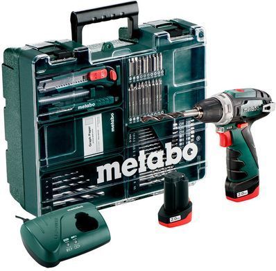 Акумуляторний дриль-шуруповерт Metabo PowerMaxx BS Basic Mobile Workshop (600080880)