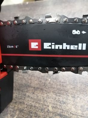 Пилка обрізна ланцюгова акумуляторна безщіткова Einhell GE-PS 18/15 Li BL Kit 4,0 (4600040A4.0)