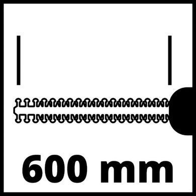 Кусторез аккумуляторный Einhell GE-CH 18/60 Li - Solo (3410930)