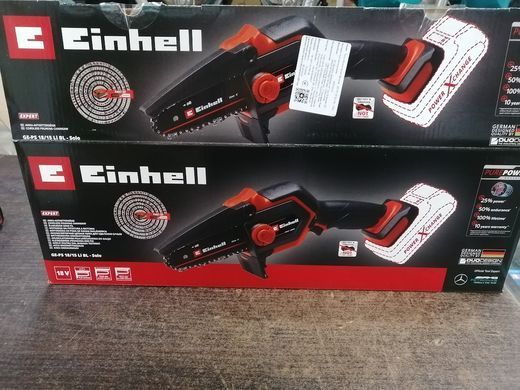 Пилка обрізна ланцюгова акумуляторна безщіткова Einhell GE-PS 18/15 Li BL Kit 4,0 (4600040A4.0)