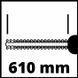 Кусторез аккумуляторный Einhell GE-CH 36/61 Li - Solo (3410965)