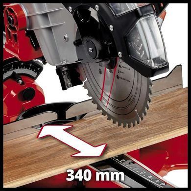 Пилка торцювальна електрична з протяжкою Einhell TC-SM 2534/1 Dual (4300395)