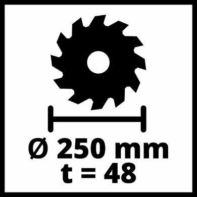 Пилка торцювальна електрична з протяжкою Einhell TC-SM 2534/1 Dual (4300395)
