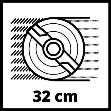 Газонокосилка аккумуляторная бесщеточная Einhell GE-CM 18/32 Li Kit 4,0 (3413256A4.0)