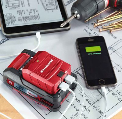 Розгалужувач USB акумуляторний Einhell Expert Plus TE-CP 18 Li USB - Solo (4514120)