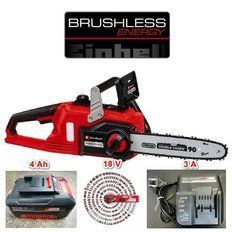Пилка ланцюгова акумуляторна безщіткова Einhell FORTEXXA 18/30 Kit 4,0 (4600010A4.0)