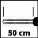 Кусторез аккумуляторный Einhell GC-CH 18/50 Li - Solo (3410945)