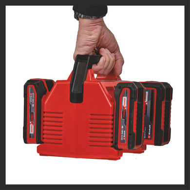 Зарядний пристрій Einhell X-Change для 4-х акумуляторів Power-X-Quattrocharger 4 A (4512102)