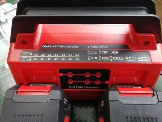 Зарядний пристрій Einhell X-Change для 4-х акумуляторів Power-X-Quattrocharger 4 A (4512102)
